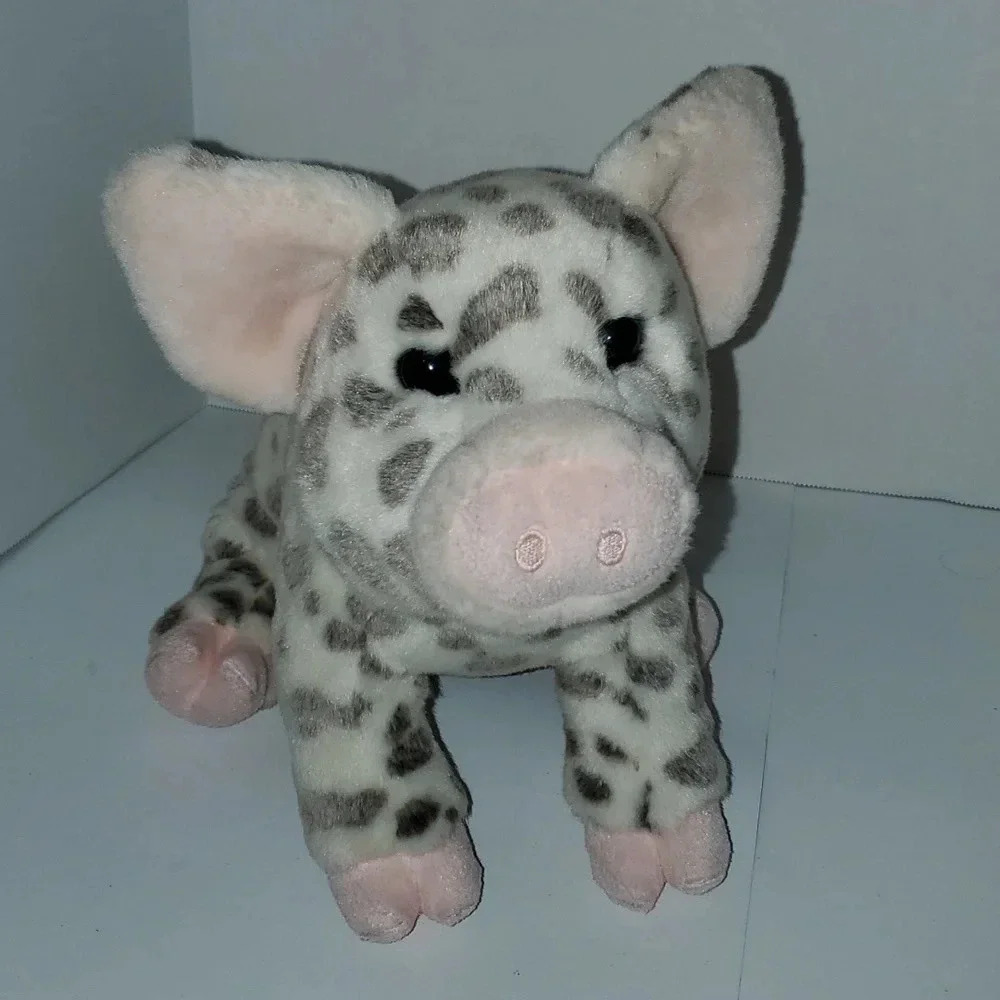 PAULINE the Plush 15” SPOTTED PIG Stuffed Animal by Douglas Cuddle Toys # 1890